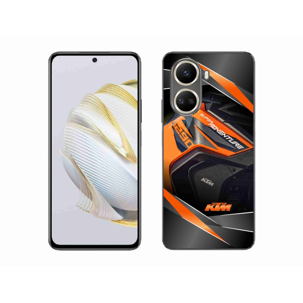 Gelový kryt mmCase na Huawei Nova 10 SE - motorka ktm