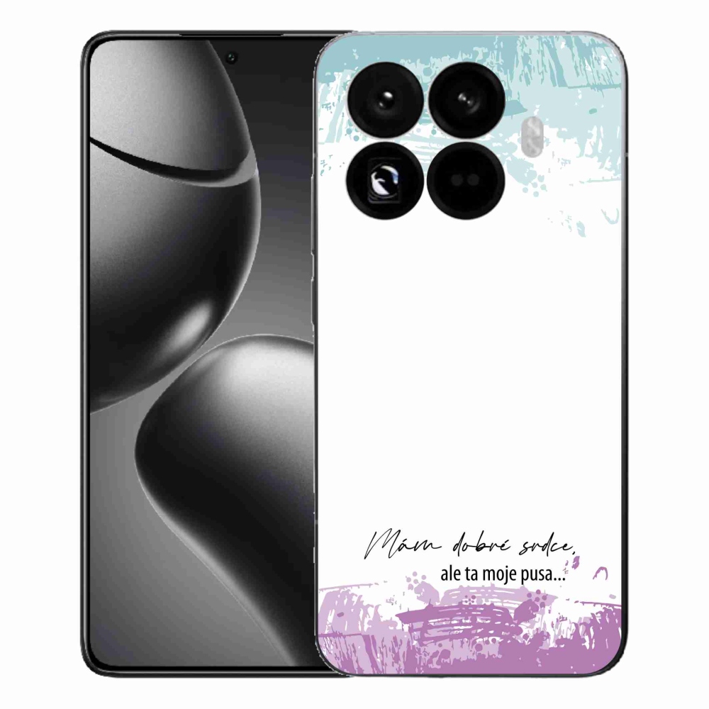 Gelový kryt mmCase na Xiaomi 15T Pro - vtipný text 3 bílé pozadí