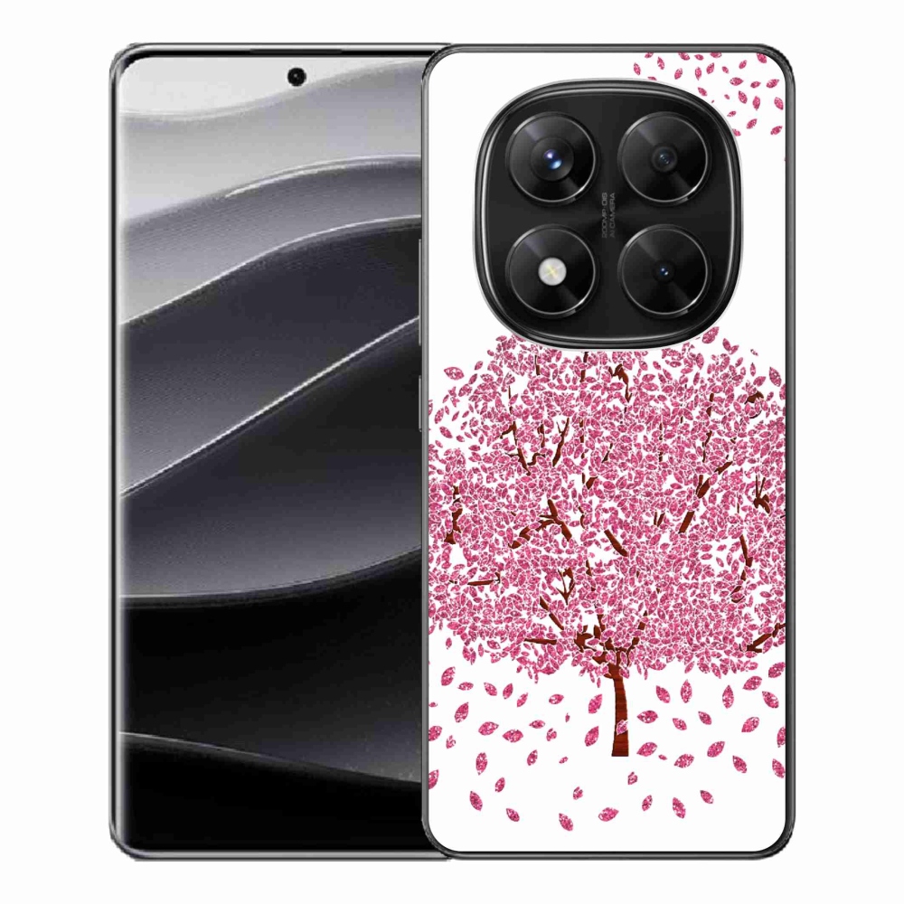 Gelový kryt mmCase na Xiaomi Redmi Note 14 Pro 5G/Poco X7 5G - kreslený strom s listy