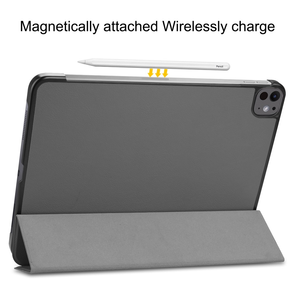 Case chytré zavírací pouzdro na iPad Pro 13 (2024) - šedé