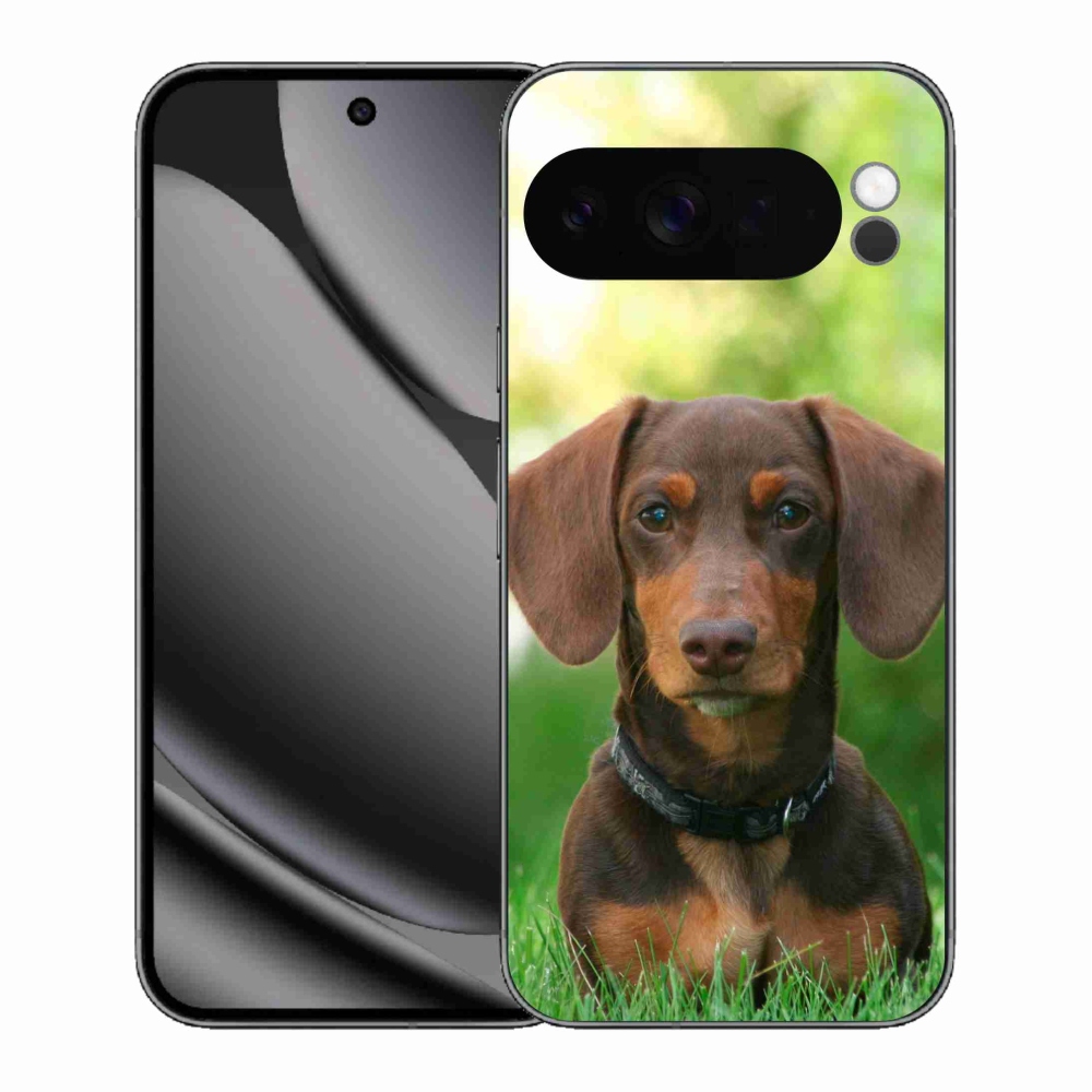 Gelový kryt mmCase na Google Pixel 10 Pro XL - hnědý jezevčík