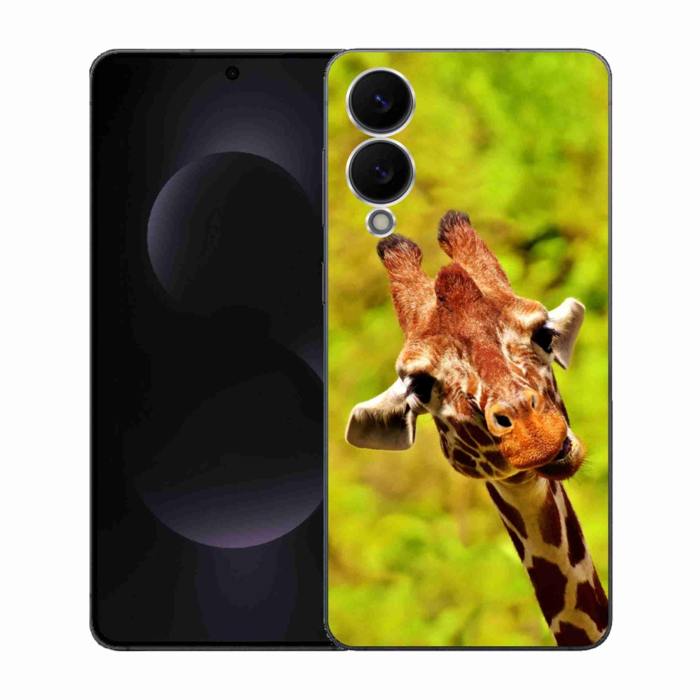 Gelový kryt mmCase na Samsung Galaxy S25 Edge - žirafa