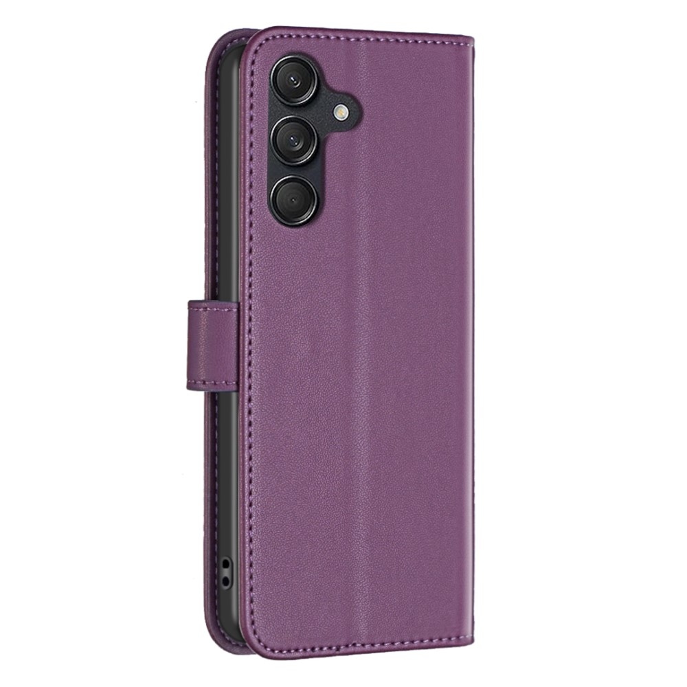 BNF knížkové pouzdro na Samsung Galaxy M55 5G - tmavěfialové
