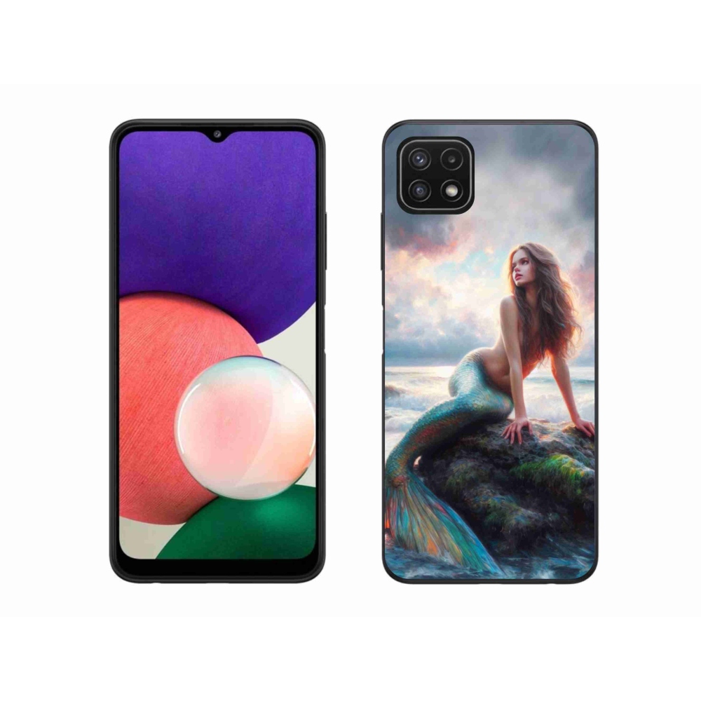Gelový kryt mmCase na Samsung Galaxy A22 5G - mořská panna