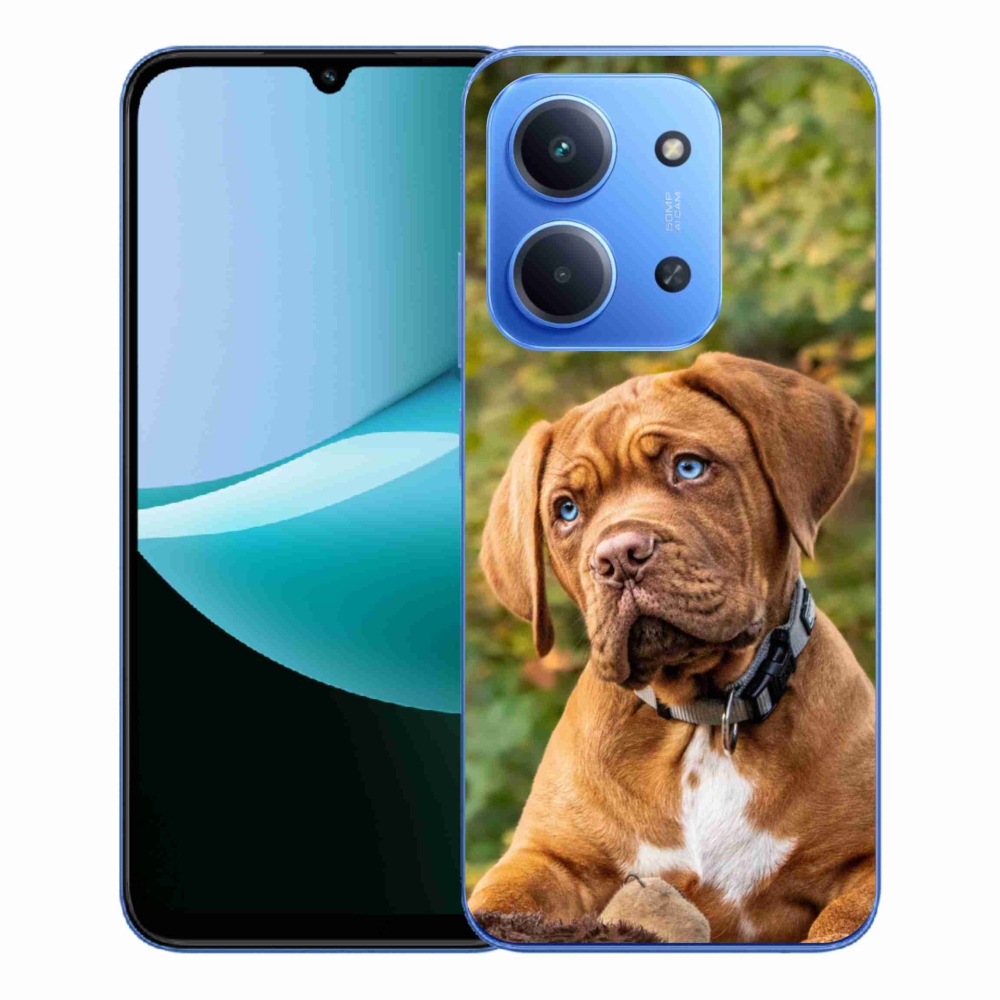 Gelový kryt mmCase na Xiaomi Redmi 15C 4G/5G (173mm) - štěně 