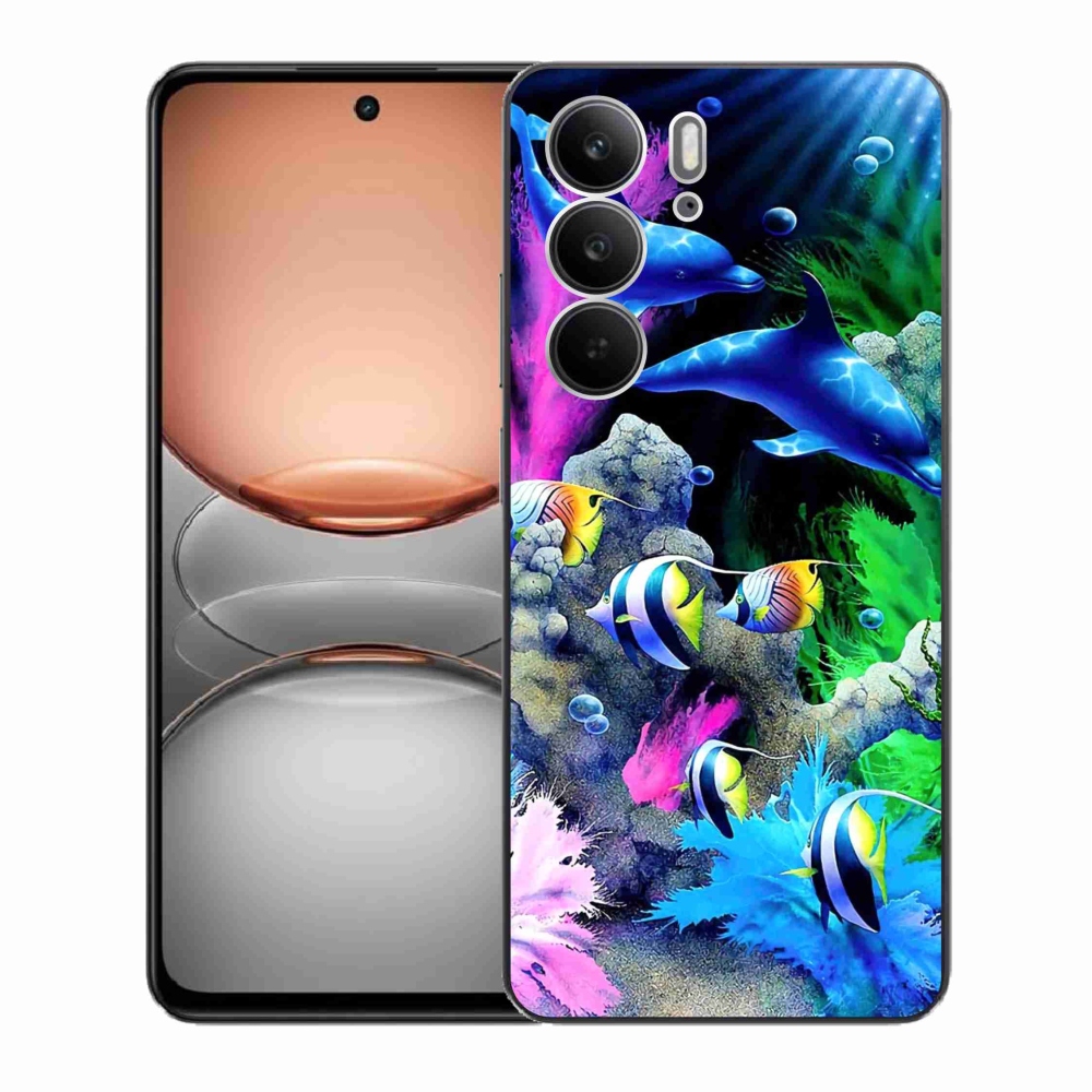 Gelový kryt mmCase na Realme C75 - mořský svět