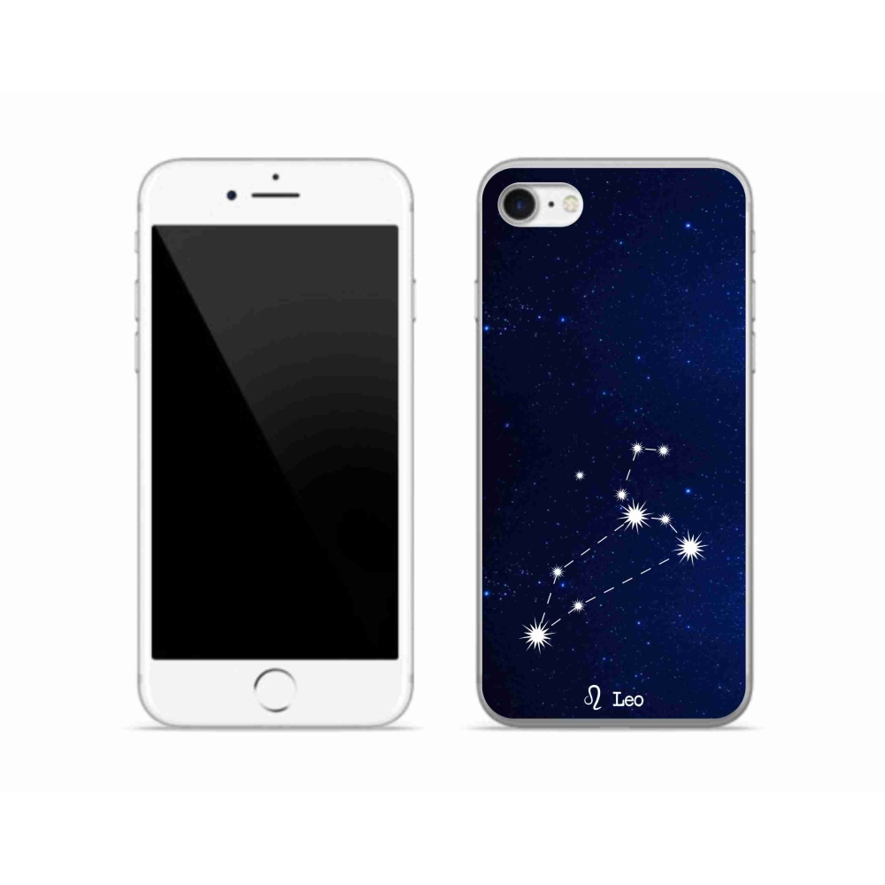 Gelový kryt mmCase na iPhone SE (2020) - souhvězdí Lva
