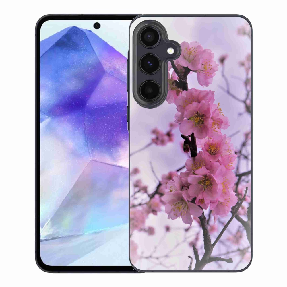 Gelový kryt mmCase na Samsung Galaxy A55 5G - květiny 7