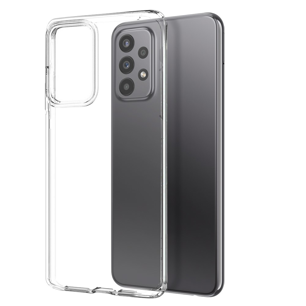 NORTHJO průhledný gelový obal + tvrzené sklo na Samsung Galaxy A23 4G/5G - průhledný