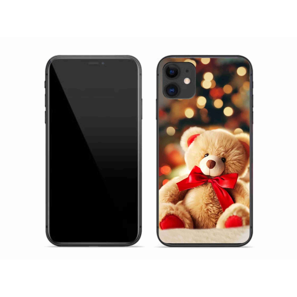 Gelový kryt mmCase na iPhone 11 - plyšový medvídek