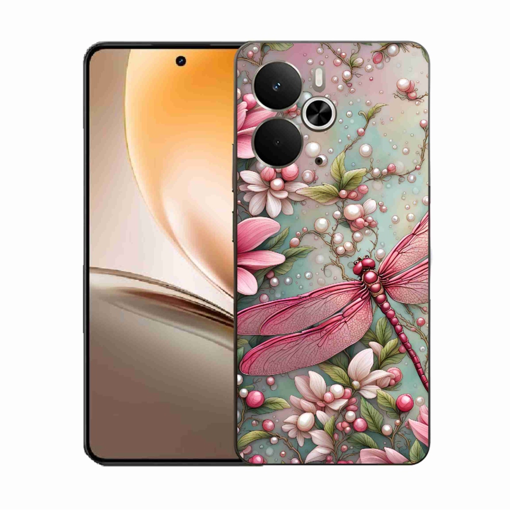 Gelový kryt mmCase na Realme 14 5G - vážka