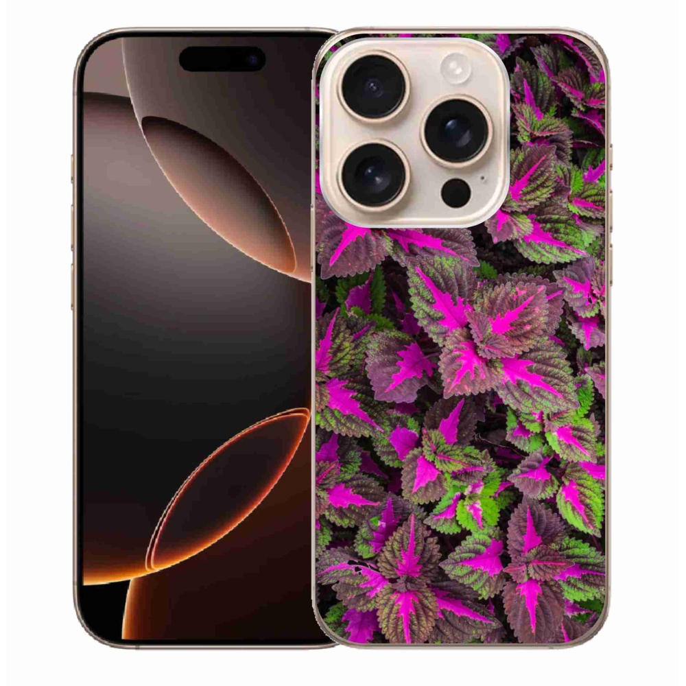 Gelový kryt mmCase na iPhone 16 Pro Max - květiny 10