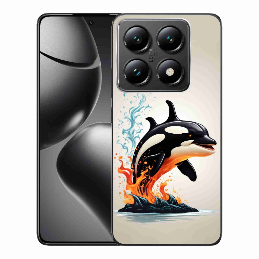 Gelový kryt mmCase na Xiaomi 14T Pro - kosatka