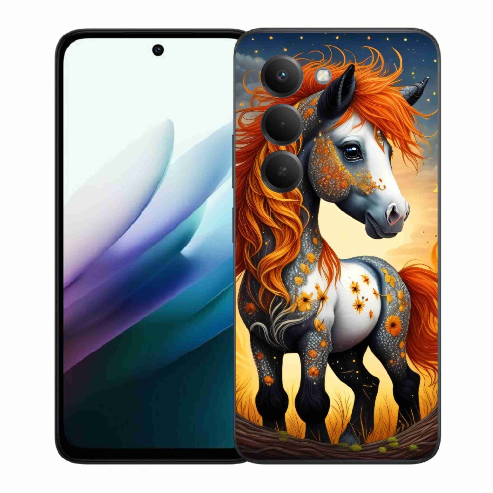 Gelový kryt mmCase na Xiaomi Redmi 15 4G/5G (171mm) - barevný poník