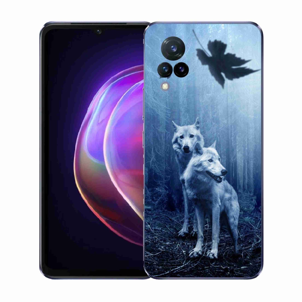 Gelový kryt mmCase na Vivo V21 4G/5G - vlci v lese