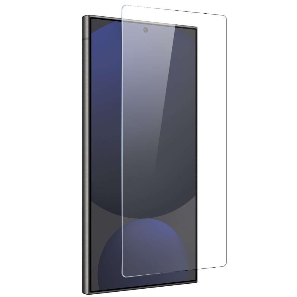 NORTHJO průhledný gelový obal + tvrzené sklo na Samsung Galaxy S25 Ultra - průhledný