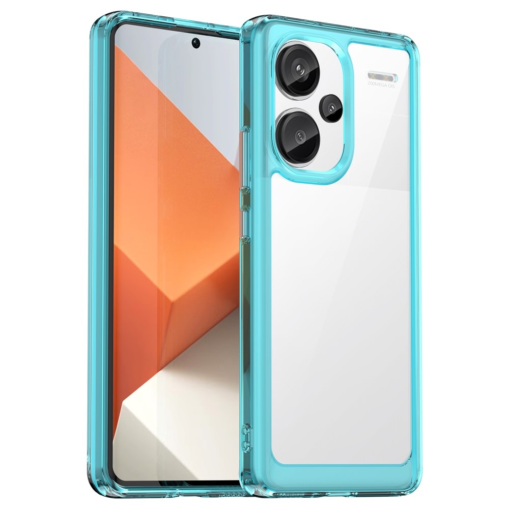 Gelový obal s pevnými zády na Xiaomi Redmi Note 13 Pro+ 5G - světlemodrý