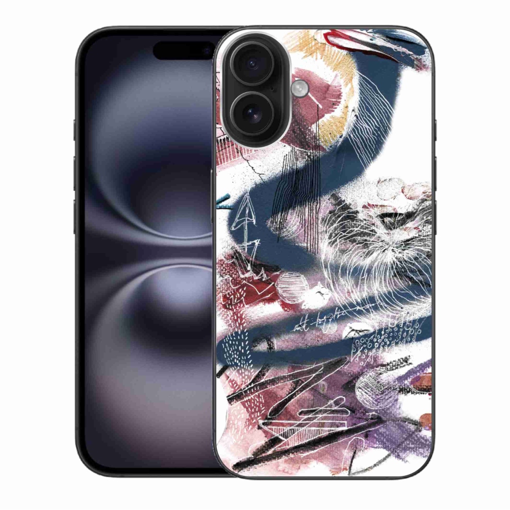 Gelový kryt mmCase na iPhone 16 Plus - abstraktní motiv 28