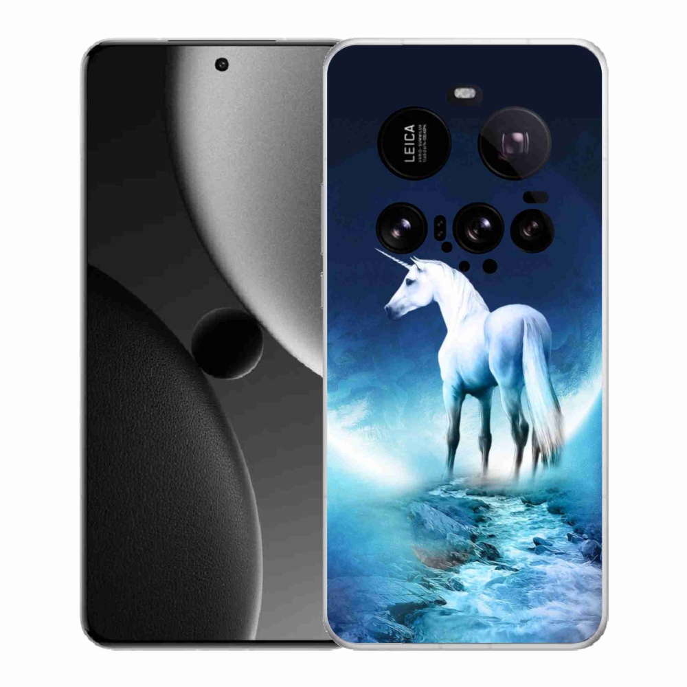 Gelový kryt mmCase na Xiaomi 15 Ultra - bílý jednorožec