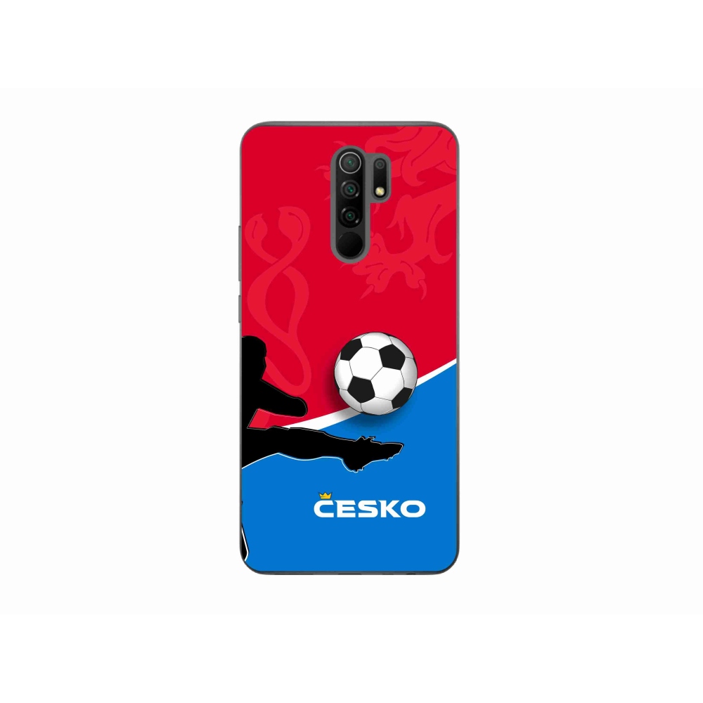 Gelový kryt mmCase na Xiaomi Redmi 9 - fotbal Česko 2