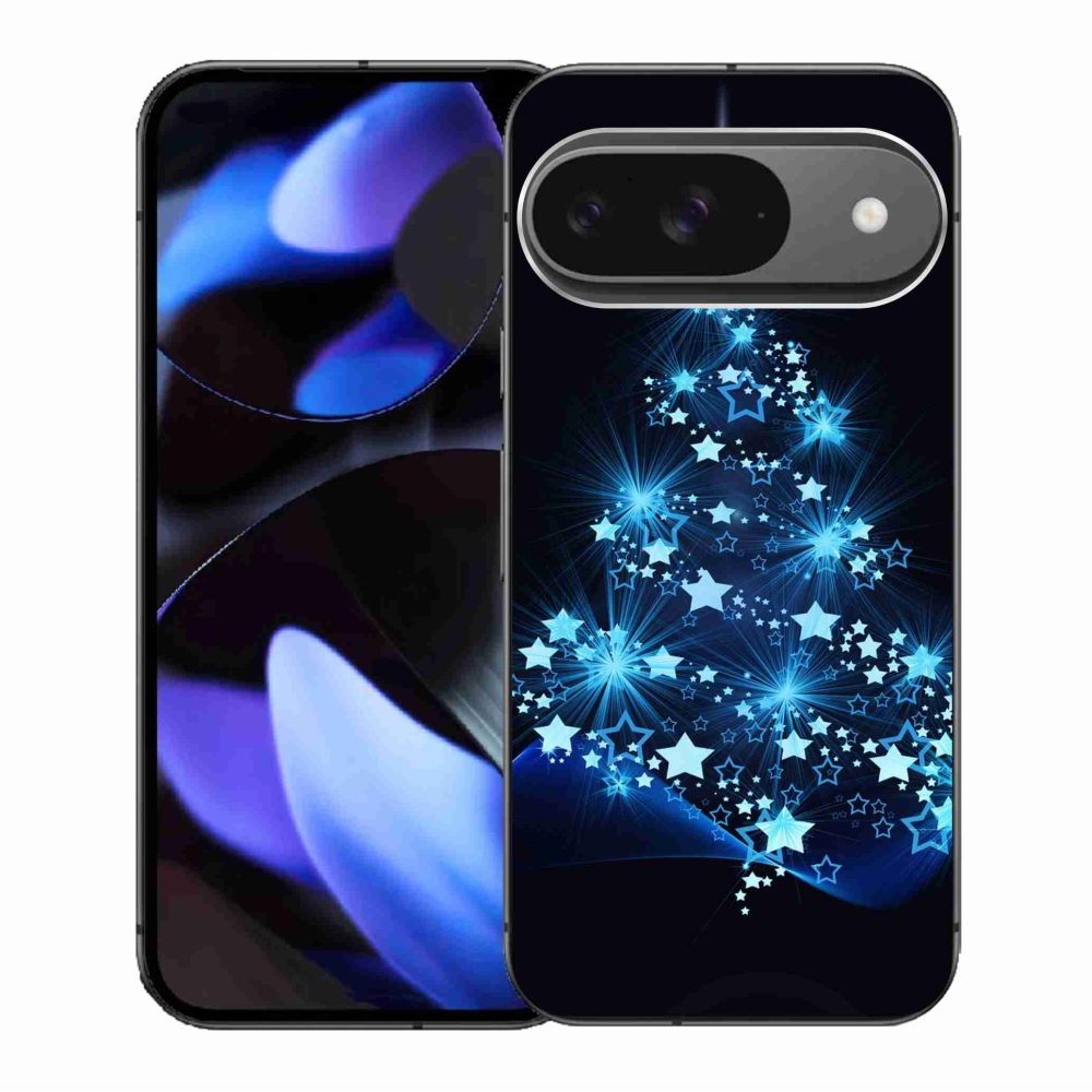 Gelový kryt mmCase na Google Pixel 9/9 Pro - vánoční stromek