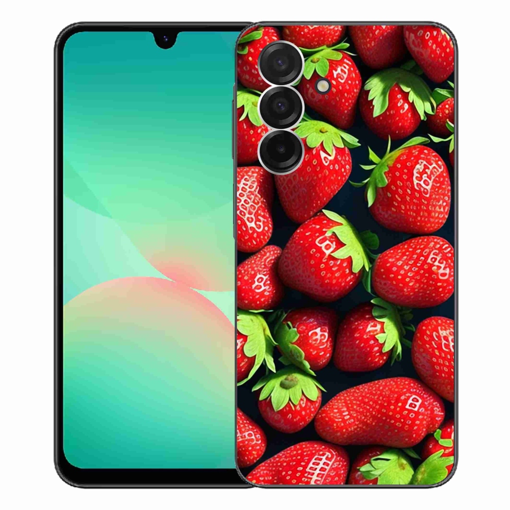 Gelový kryt mmCase na Samsung Galaxy A26 5G - jahody