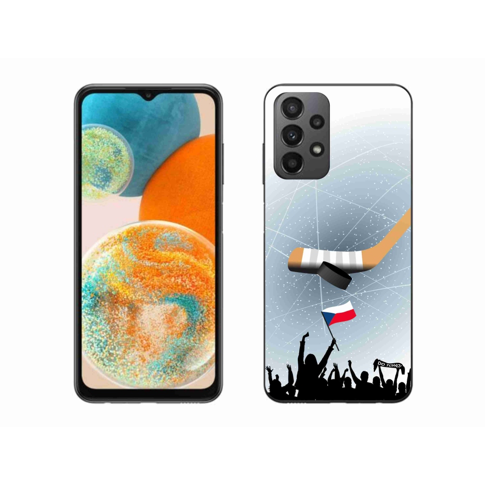 Gelový kryt mmCase na Samsung Galaxy A23 4G/5G - fanoušci hokeje