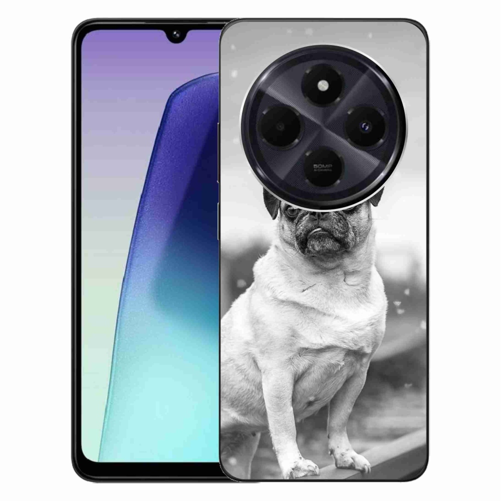 Gelový obal mmCase na Xiaomi Redmi 14C/Poco C75 - mops