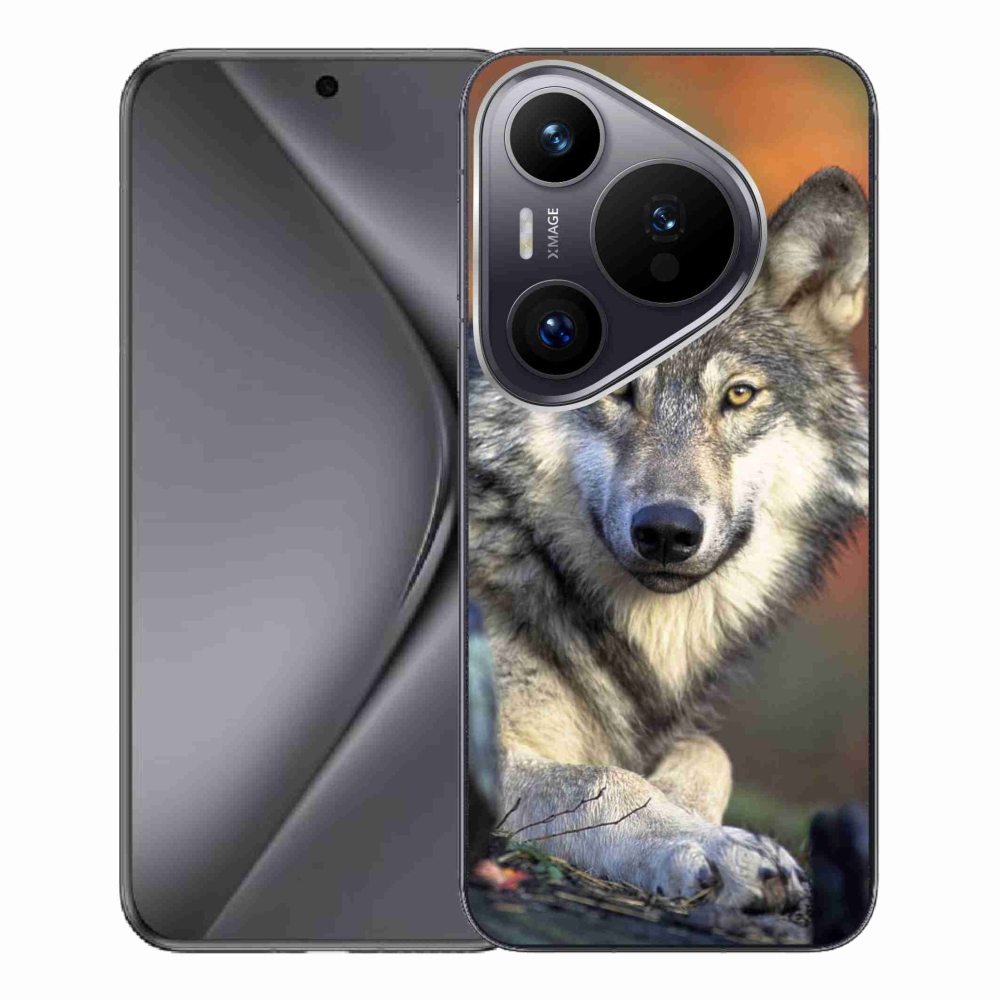 Gelový obal mmCase na Huawei Pura 70 Pro - vlk
