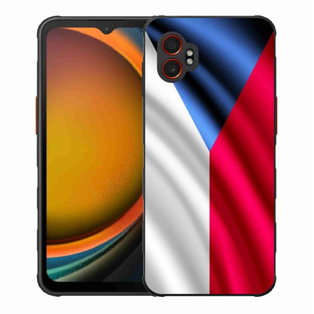 Gelový kryt mmCase na Samsung Galaxy Xcover 7 Pro - česká vlajka