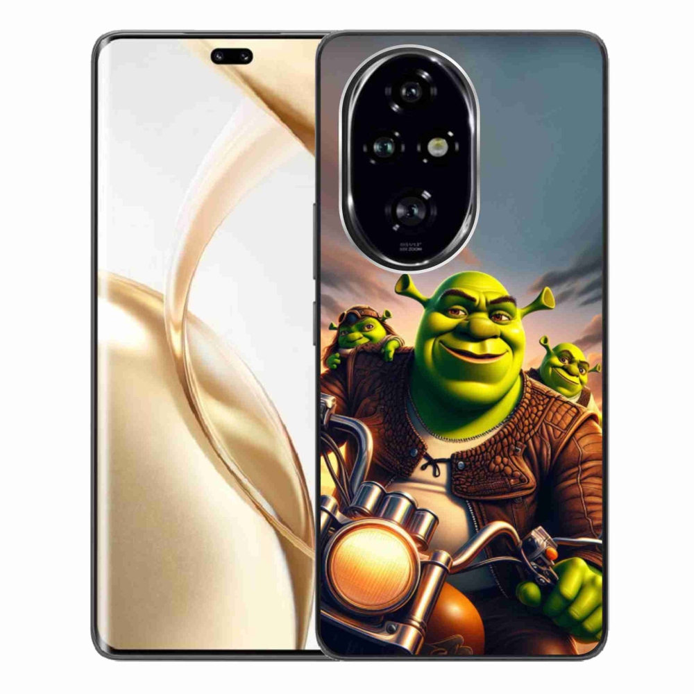 Gelový kryt mmCase na Honor 200 Pro 5G - shrek na motorce