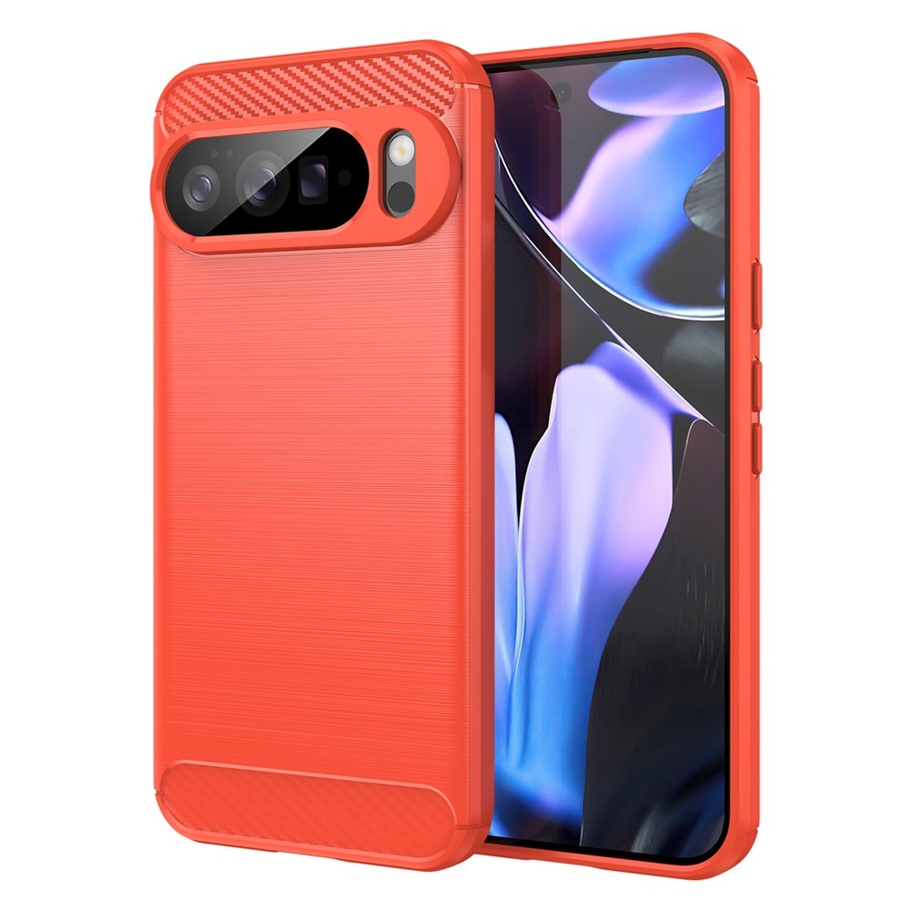Carbon odolný gelový obal na Google Pixel 10 Pro XL - červený
