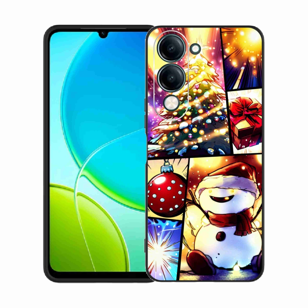 Gelový kryt mmCase na Vivo Y29s 5G - vánoční motivy 1