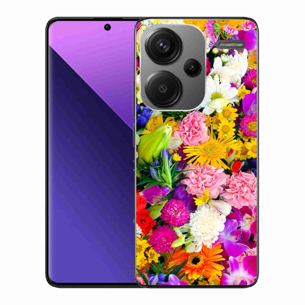 Gelový kryt mmCase na Xiaomi Redmi Note 13 Pro+ 5G - květiny 12