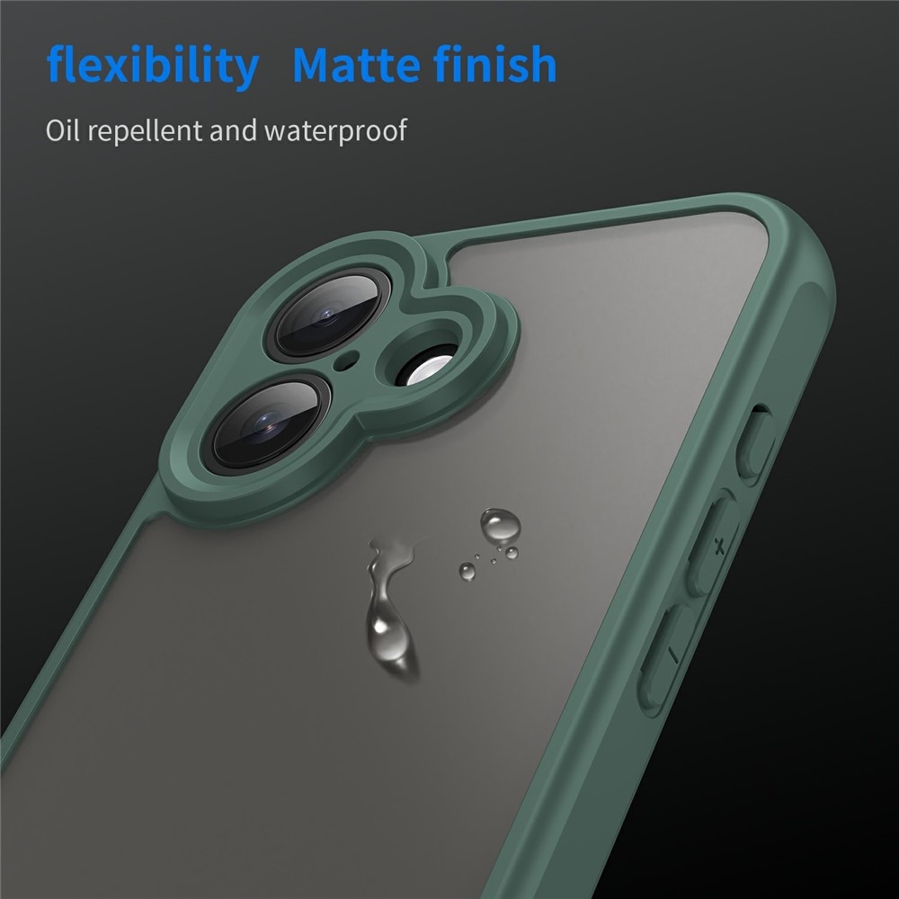 Proof gelový obal s pevnými zády na iPhone 17 - zelený