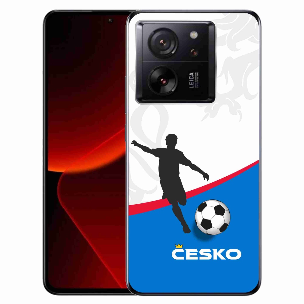 Gelový kryt mmCase na Xiaomi 13T/13T Pro - fotbal Česko 1