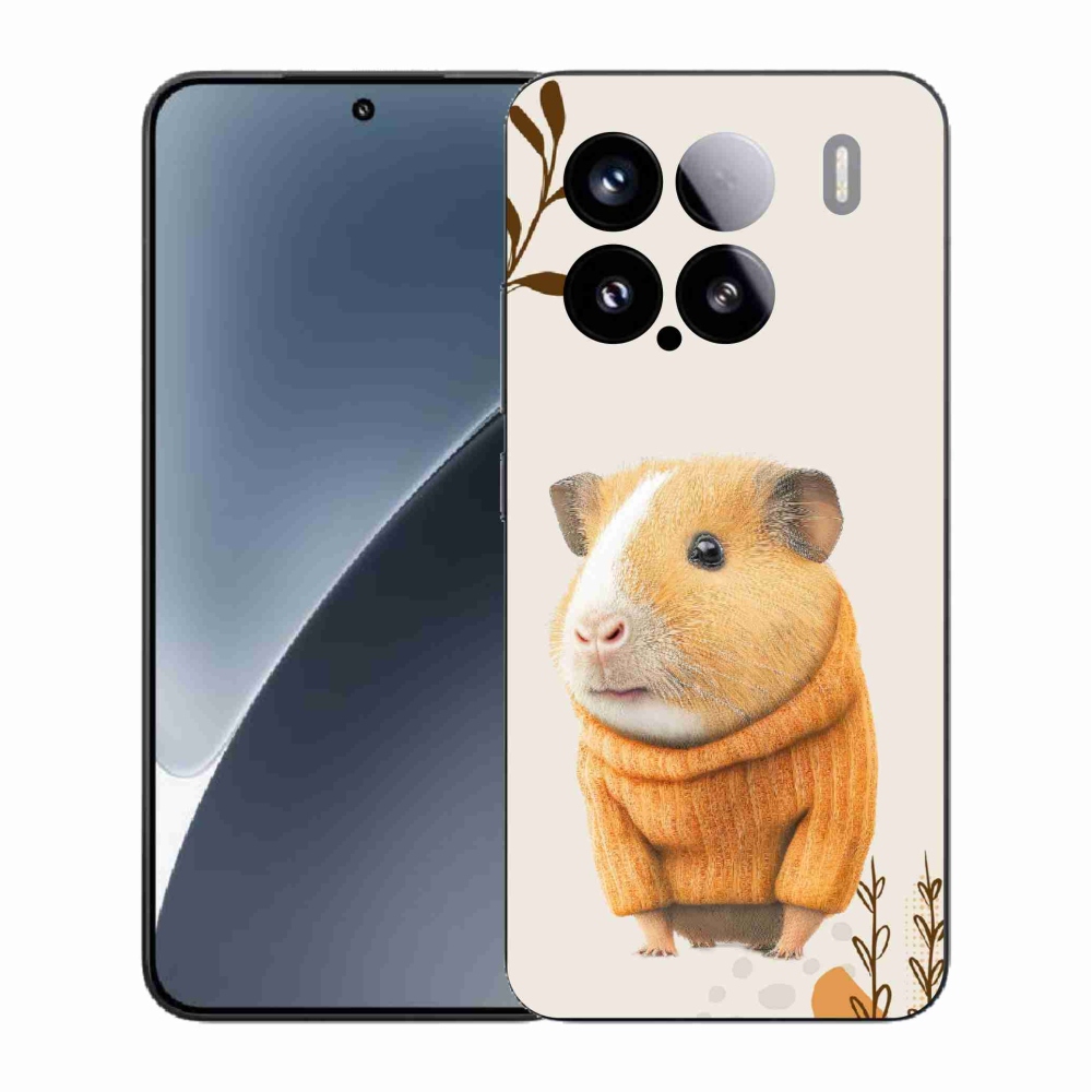 Gelový kryt mmCase na Xiaomi 15 - morče ve svetru