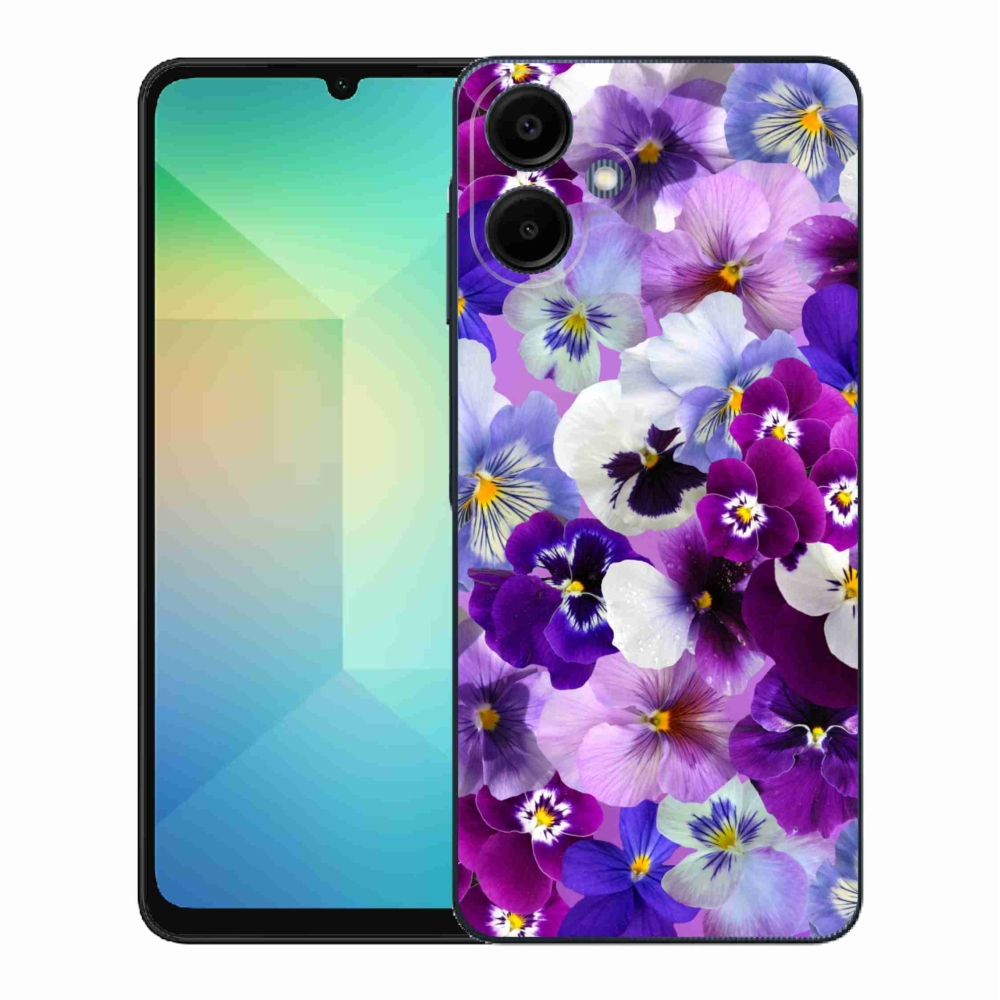 Gelový kryt mmCase na Samsung Galaxy A06 4G - květiny 9