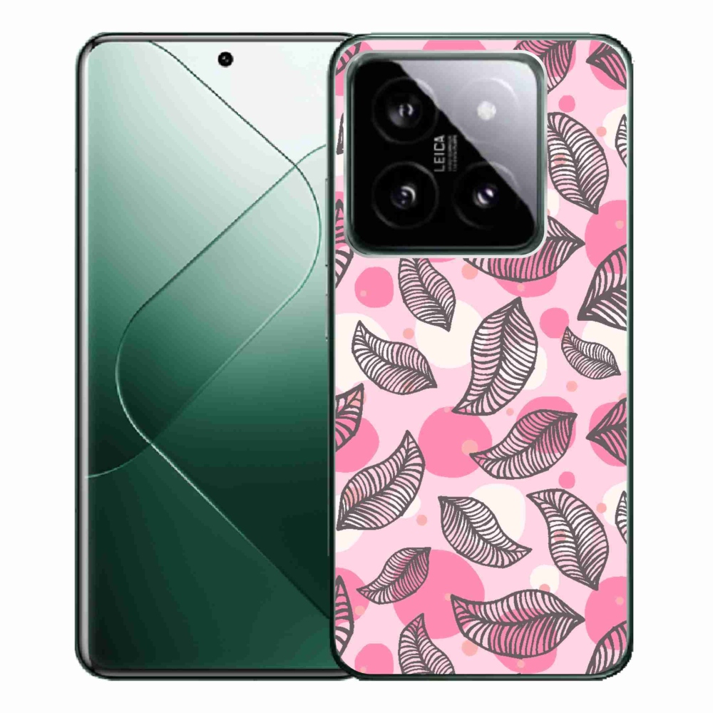 Gelový kryt mmCase na Xiaomi 14 Pro - kreslené padající listy