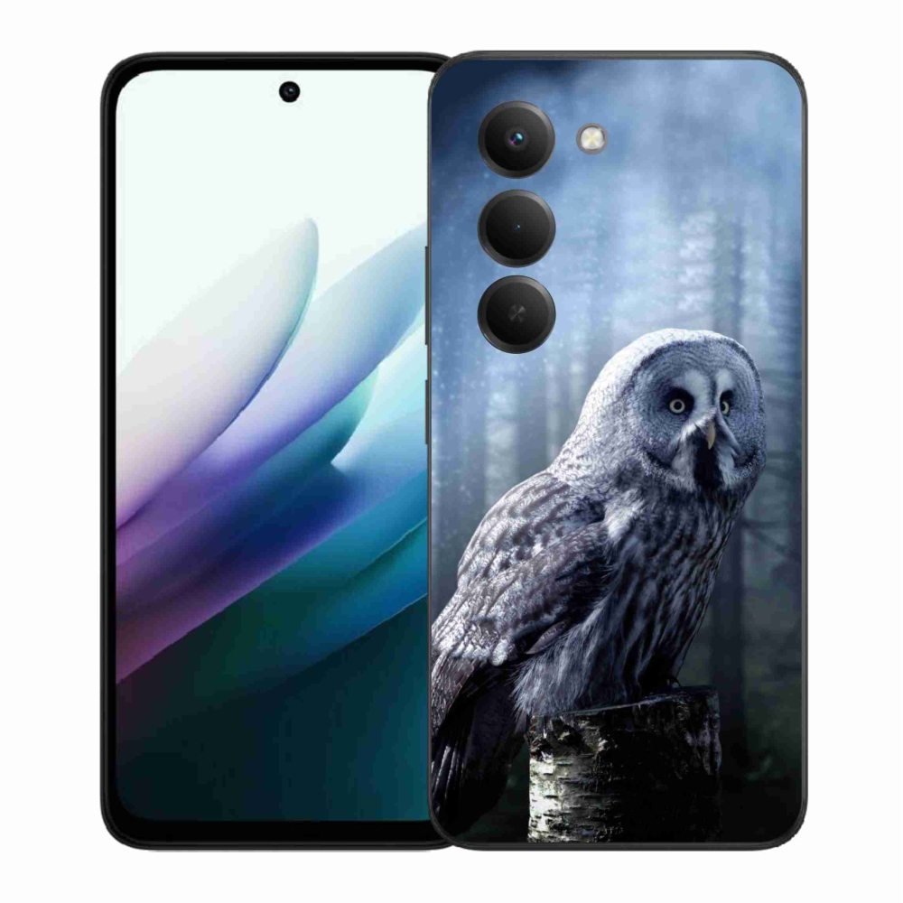 Gelový kryt mmCase na Xiaomi Redmi 15 4G/5G (171mm) - sova