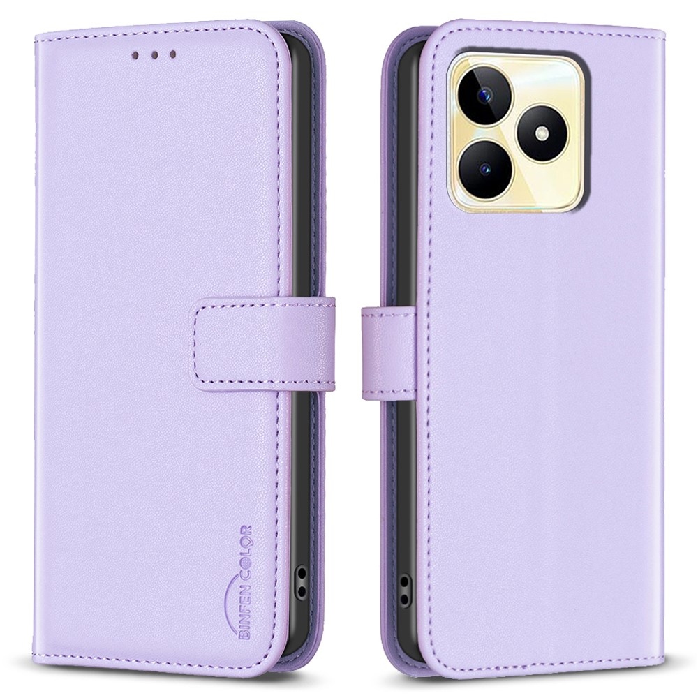 BNF knížkové pouzdro na Realme C51/C53 - světlefialové