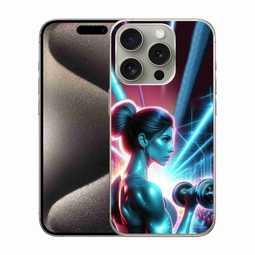 Gelový kryt mmCase na iPhone 15 Pro - posilování