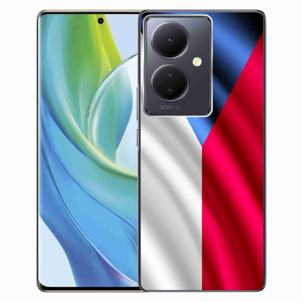Gelový kryt mmCase na Vivo V29 Lite 5G - česká vlajka