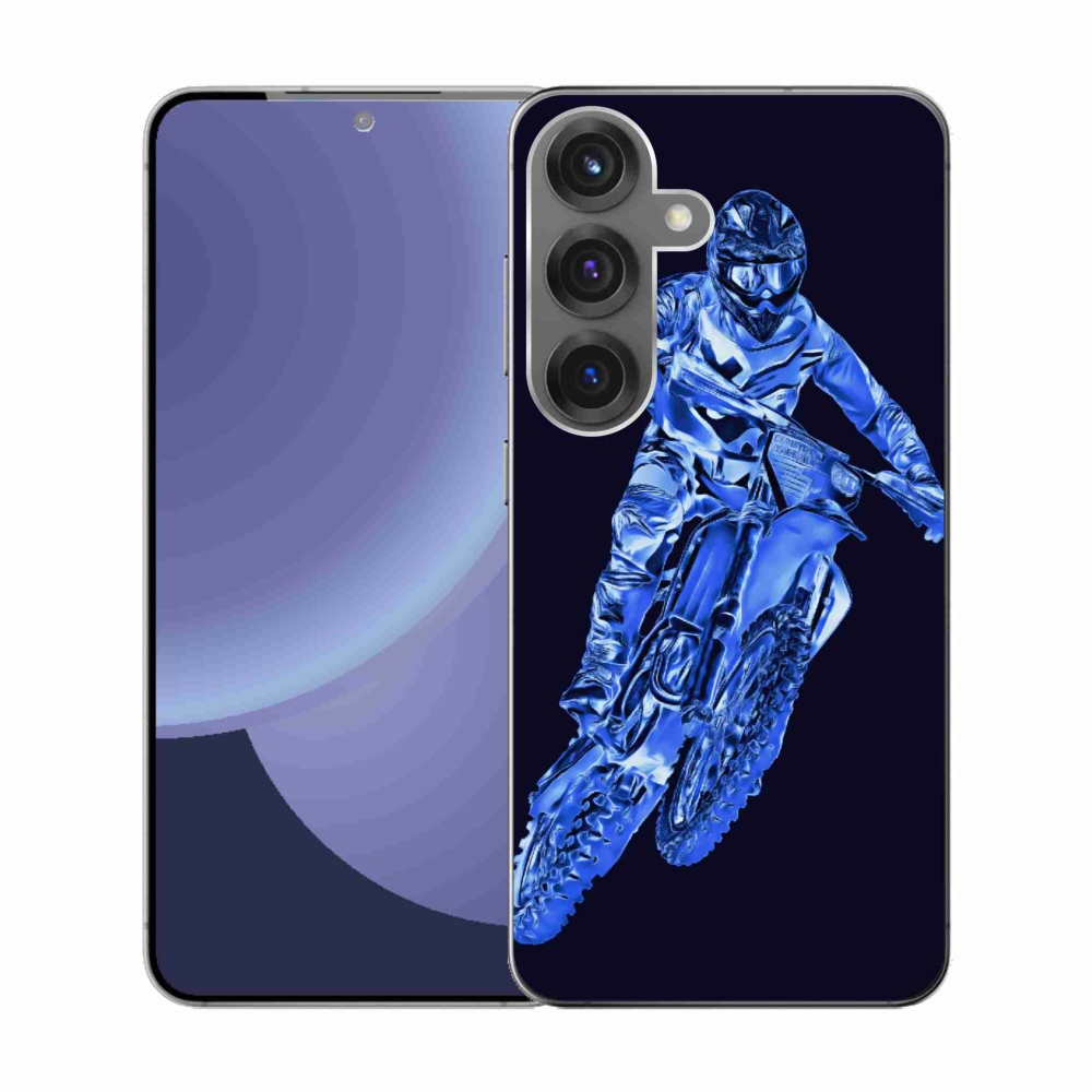 Gelový kryt mmCase na Samsung Galaxy S25 - motocross 1