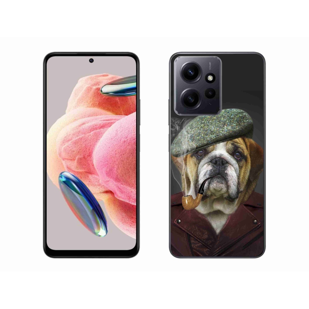 Gelový kryt mmCase na Xiaomi Redmi Note 12 4G - pes s fajfkou