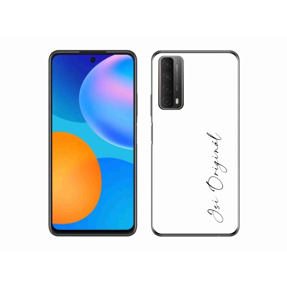Gelový kryt mmCase na Huawei P Smart (2021) - jsi originál bílé pozadí