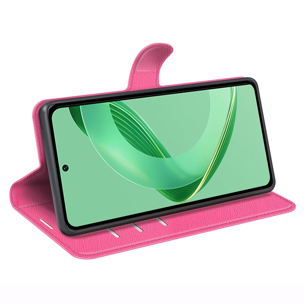Litchi knížkové pouzdro na Huawei Nova 12 SE - rose