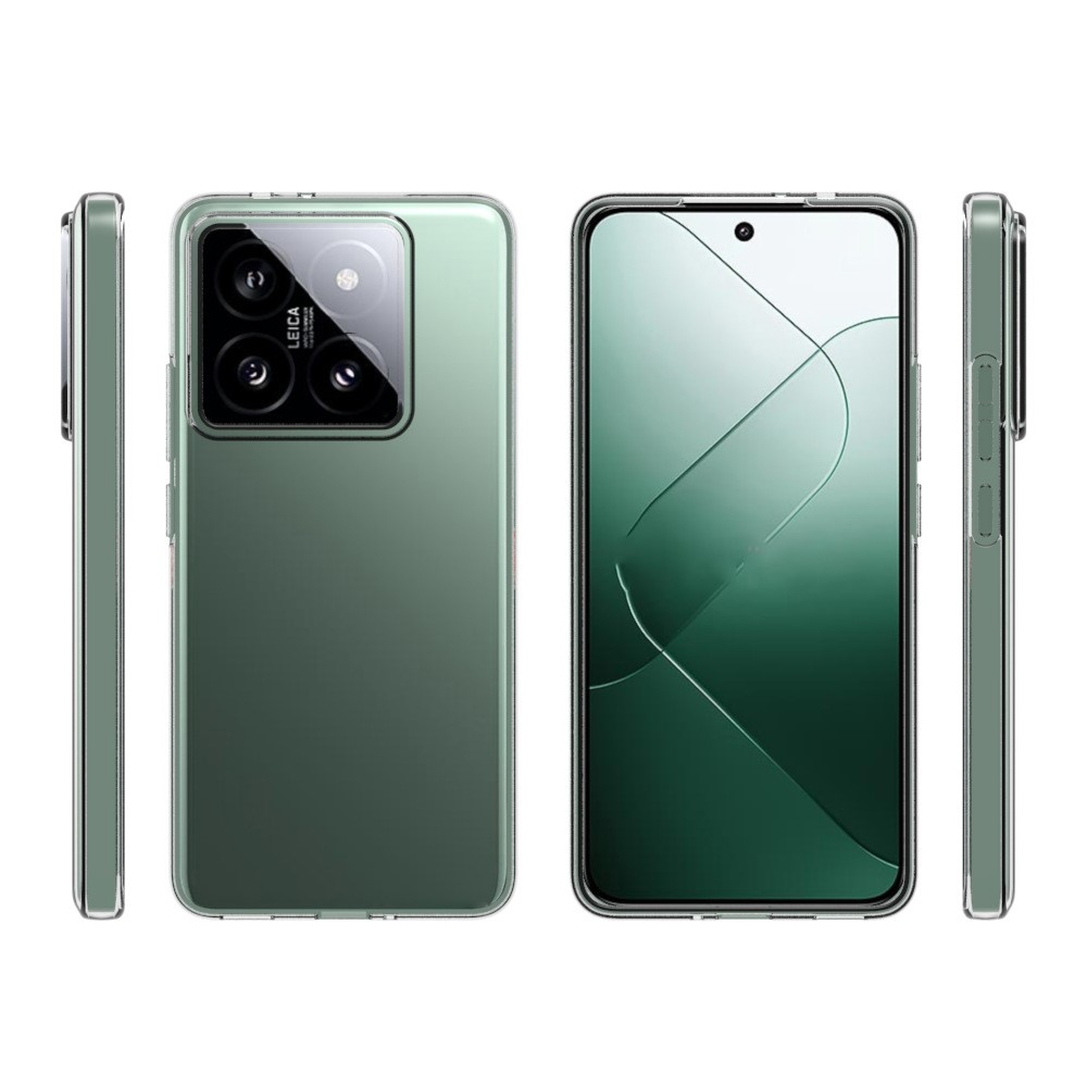 Průhledný gelový obal na Xiaomi 14T Pro - průhledný