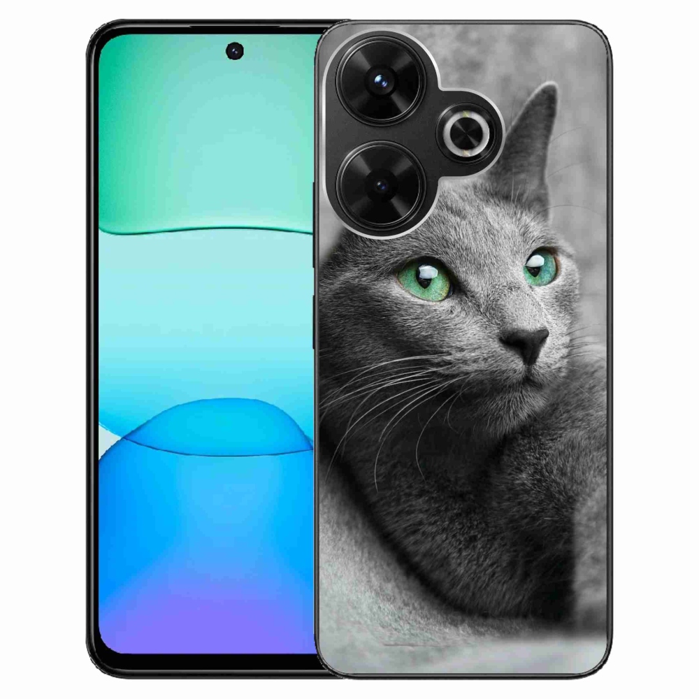 Gelový kryt mmCase na Xiaomi Redmi 13 4G/Poco M6 4G - kočka 2