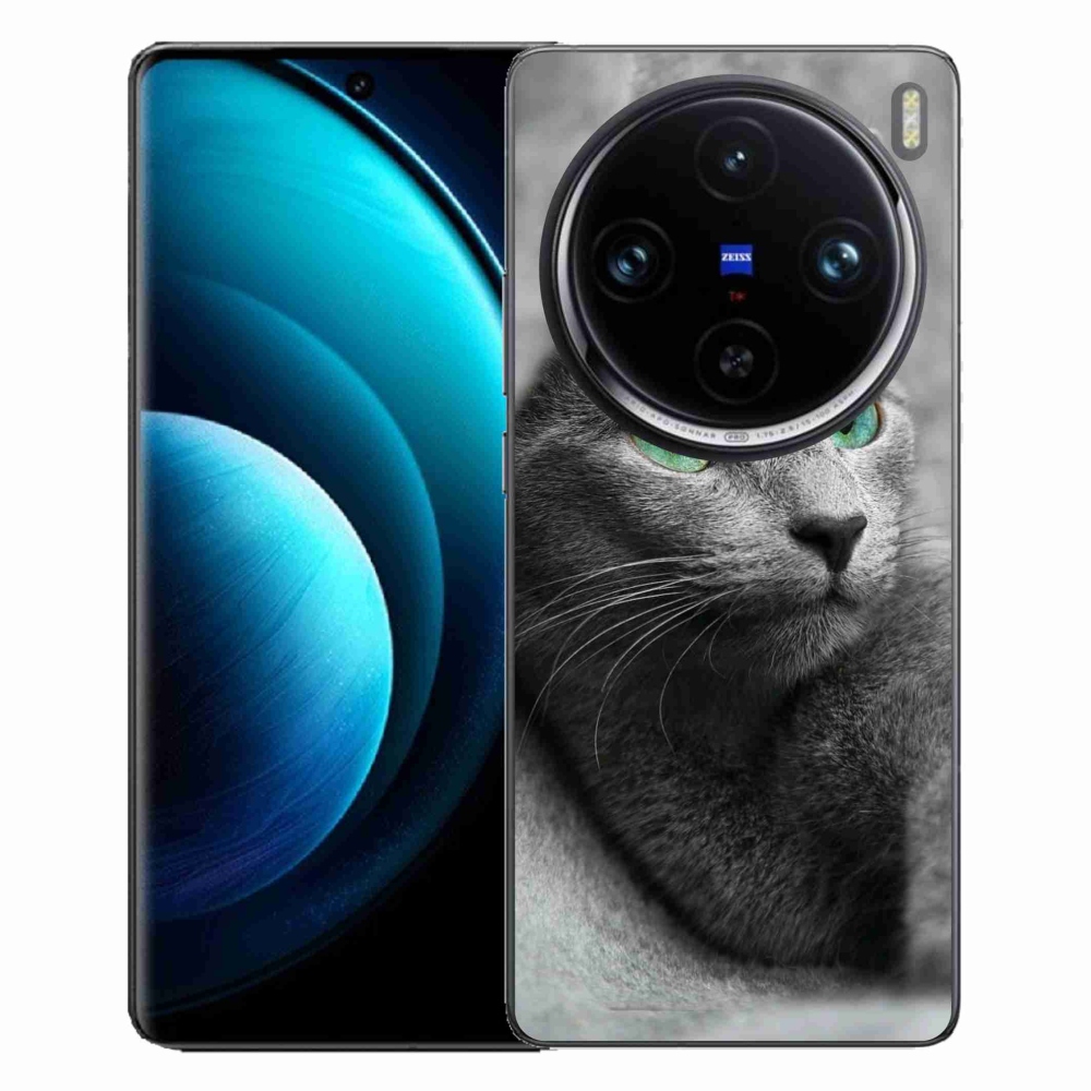 Gelový kryt mmCase na Vivo X100 Pro 5G - kočka 2